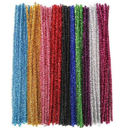 Limpia Pipas Glitter 30 Cm - 100 Unidades