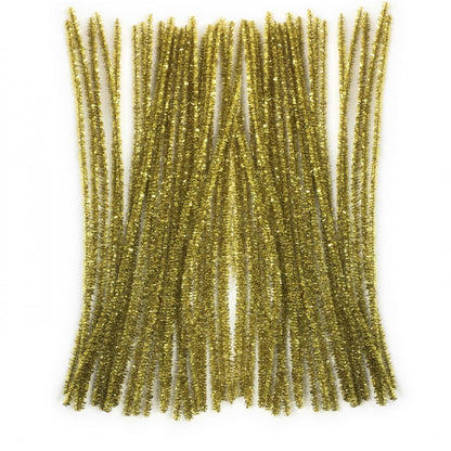 Limpia Pipas Glitter 30 Cm - 100 Unidades
