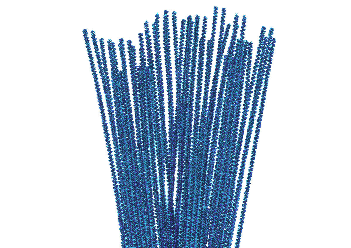 Limpia Pipas Glitter 30 Cm - 100 Unidades