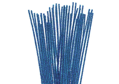 Limpia Pipas Glitter 30 Cm - 100 Unidades
