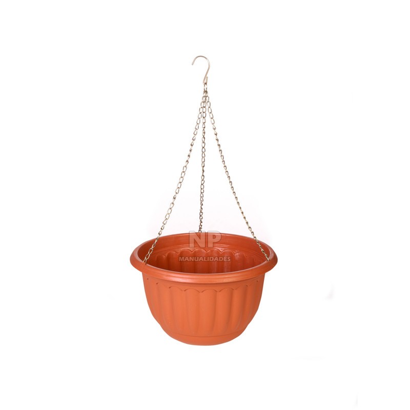 Macetero Con Cadena Autoregulable 25 Cm.