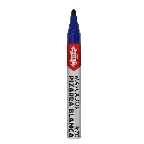 Marcardor De Pizarra Punta Redonda Artel Negro Caja 12 Unid