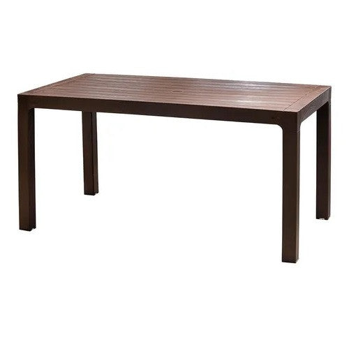 Mesa Resina Tipo Madera 150x80 Cm.