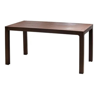 Mesa Resina Tipo Madera 150x80 Cm.