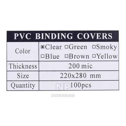 Mica Pvc 200 Micrones Tamaño Carta 1000 Un.