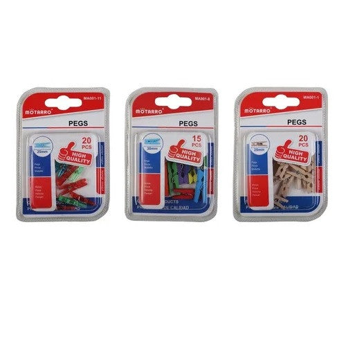 Mini Pinzas O Perritos Para Manualidades / Pack 55 Un.