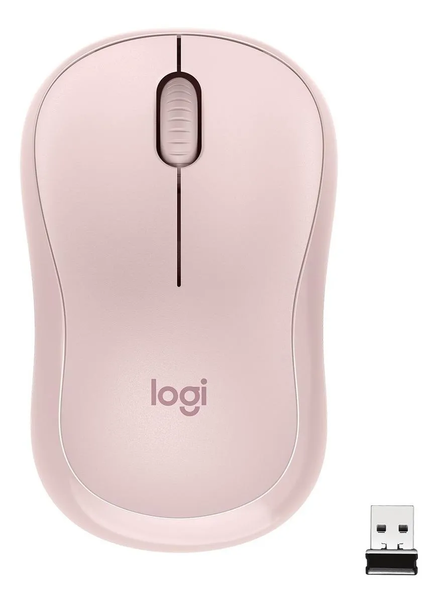 Mouse Inalámbrico Logitech M220 Silent Rosado