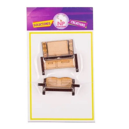 Muebles Interiores Para Maqueta O Casa De Muñeca