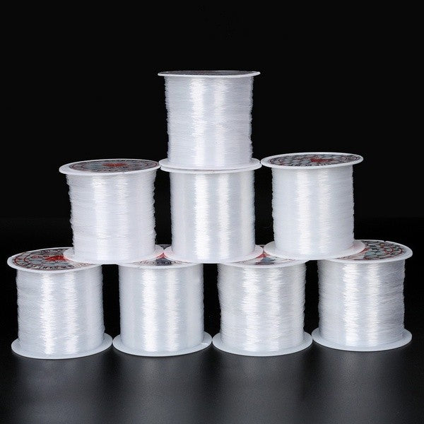 Nylon O Hilo Invisible Para Collar Grosores Surtidos 10 Un.