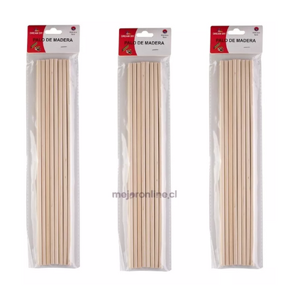 Palitos de maqueta redondo 50 cms.