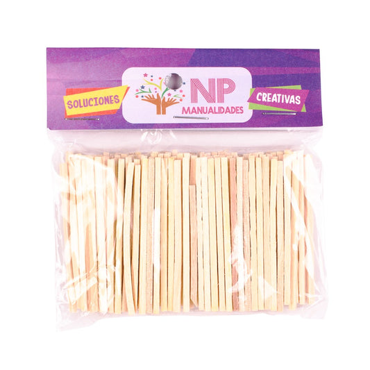 Palotines Fosforos Madera Natural 250 Unid Aprox Set 10 Unid