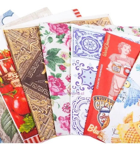 Pack de 20 servilletas Decoupage