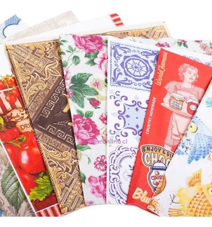Pack de 20 servilletas Decoupage