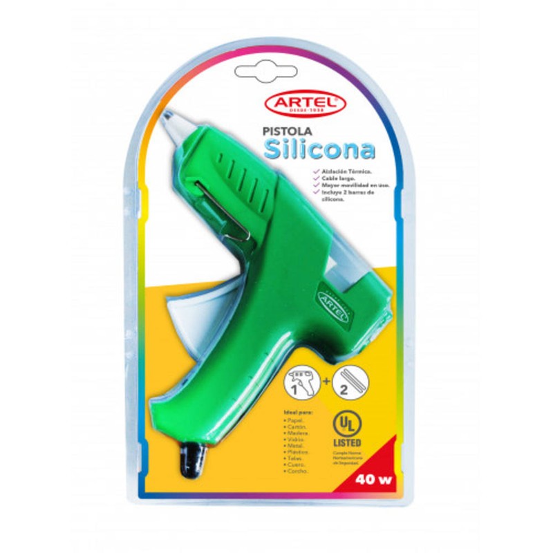 Pistola De Silicona Artel Para Silicona Delgada