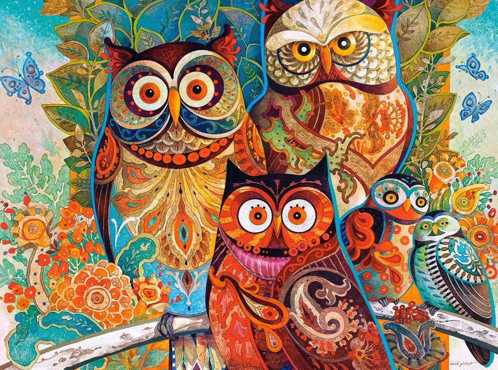 Puzzle Búhos 1000 piezas