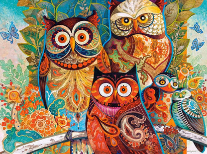 Puzzle Búhos 1000 piezas