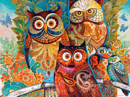 Puzzle Búhos 1000 piezas