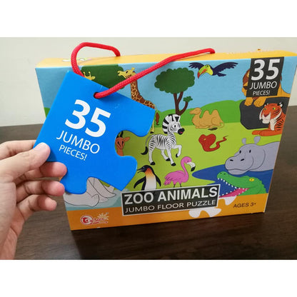 Puzzle Para Niños 35 Piezas Animales De La Selva