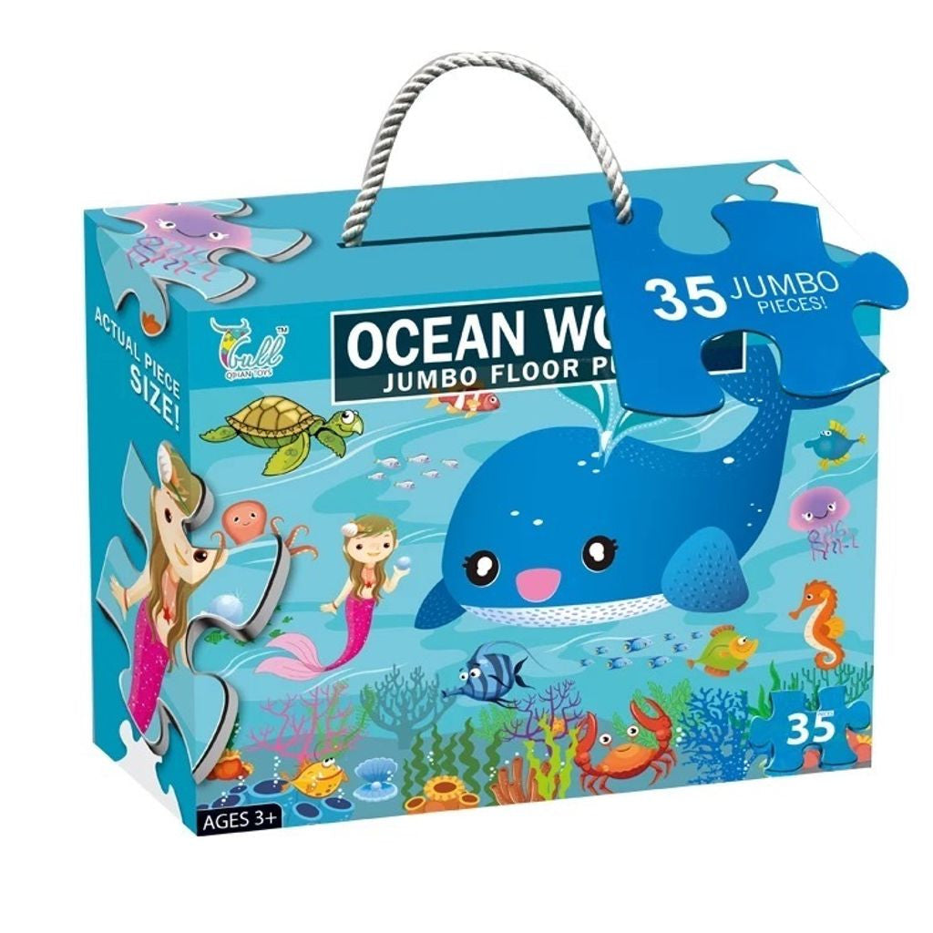 Puzzle Para Niños 35 Piezas Mundo Marino