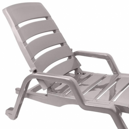Reposera Reclinable Resina / 6 Un.