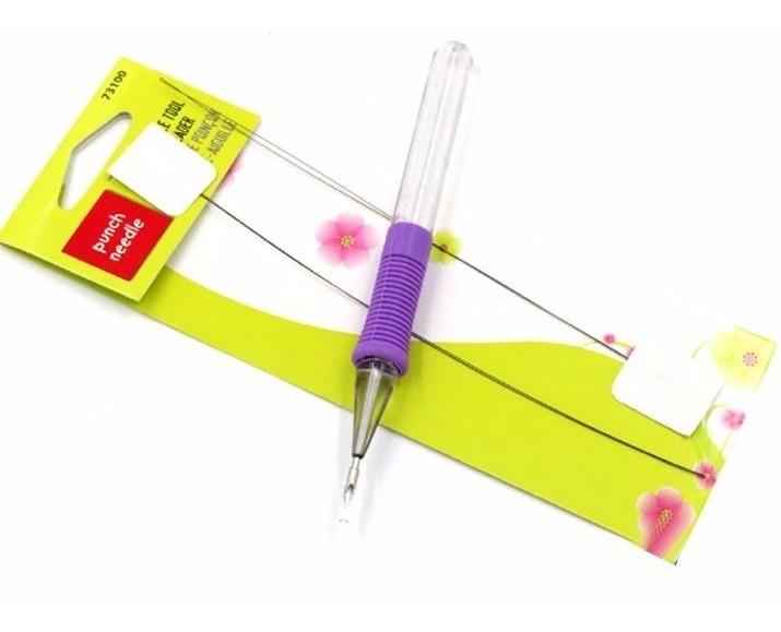 Set Bastidor Para Bordado + Aguja Mágica + Tijera Garza