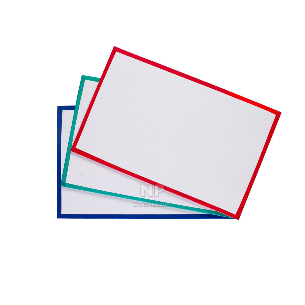 Set De 3 Pizarras 30x40 Cm. Borde blando
