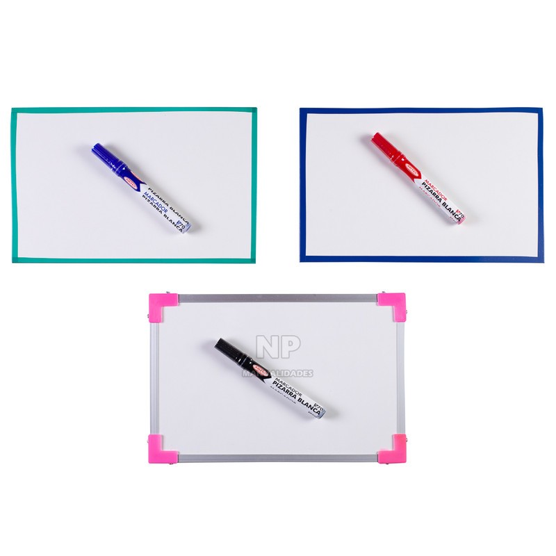 Set De 3 Pizarras Para Niños + Plumones