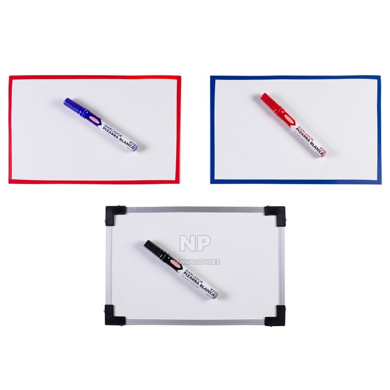 Set De 3 Pizarras Para Niños + Plumones