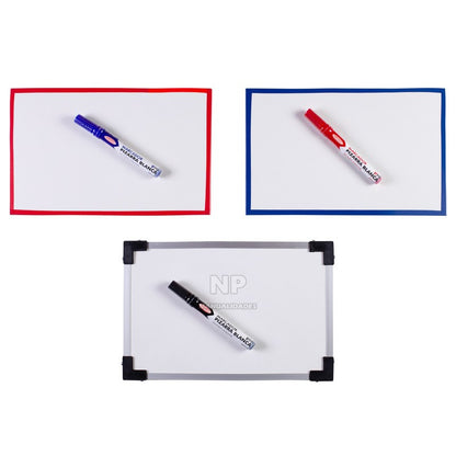 Set De 3 Pizarras Para Niños + Plumones