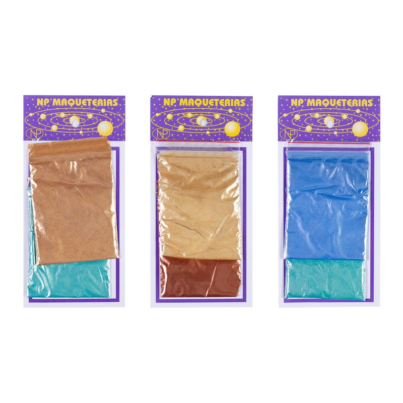 Set Escarchas O Purpurinas 5 Colores Brillantes
