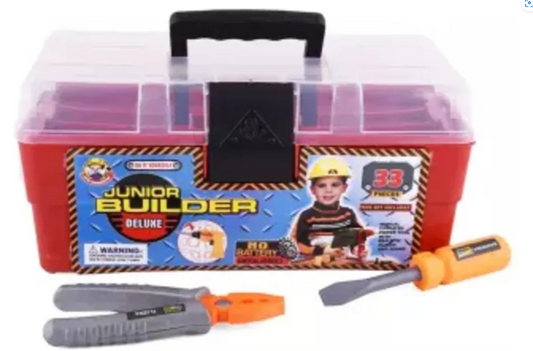 Set Herramientas Para Niños Junior Builder Deluxe 33 Piezas