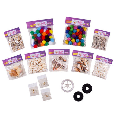 Set Manualidades Bisutería En Conchitas
