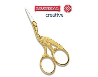 Set Manualidades De Bordado + Aguja Mágica + Tijera Garza