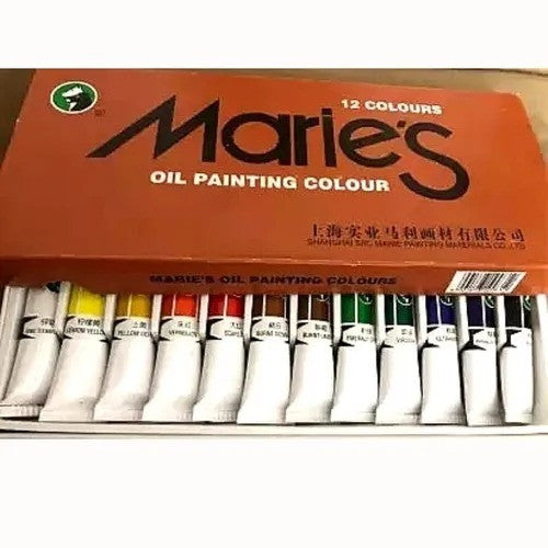 Oleo En Tubos 12 Colores Marie's