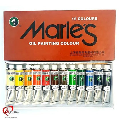 Oleo En Tubos 12 Colores Marie's
