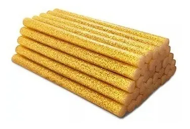 Silicona En Barra Glitter Delgada Dorada 1kg