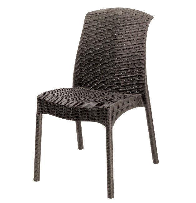 Silla Ratán Sin Brazos / Pack 4 un