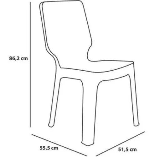 Silla Tavarúa Ratán  / Pack 4 un.