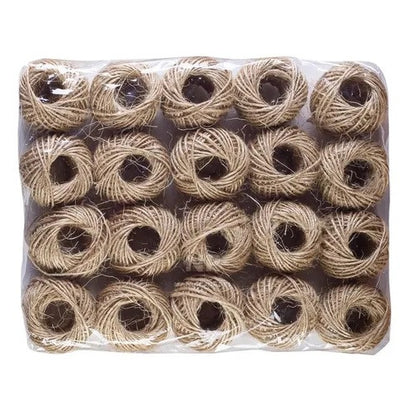 Sisal Natural Ovillo 50 Grs Set 10 Unidades