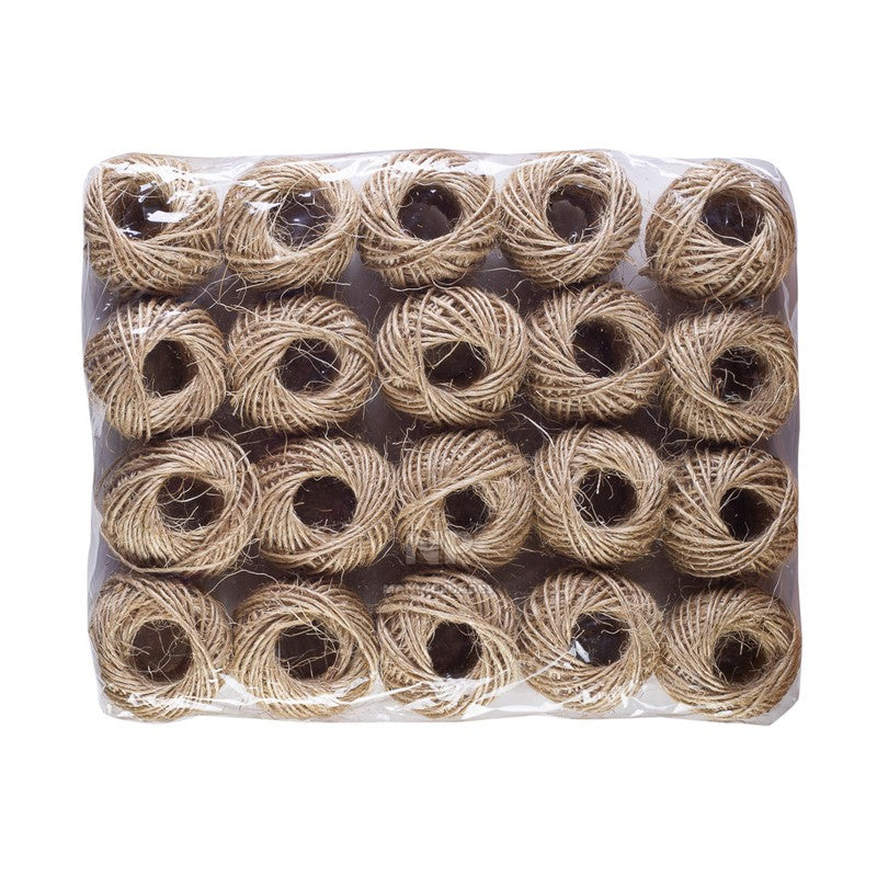 Sisal Natural Ovillo 50 Grs Set 20 Unidades