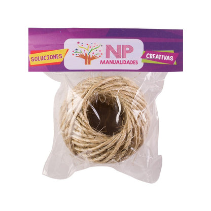 Sisal Natural Ovillo 50 Grs Set 20 Unidades
