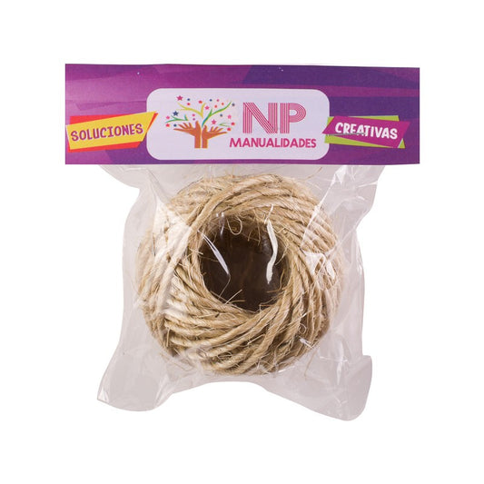 Sisal Natural Ovillo 50 Grs Set 5 Unidades