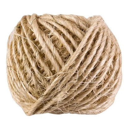 Sisal Natural Ovillo 50 Grs Set 5 Unidades