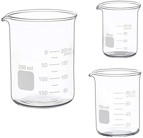 Vaso precipitado de vidrio